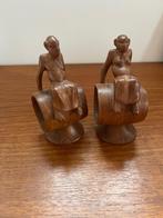 Afrikaans houten servetringen, Ophalen of Verzenden