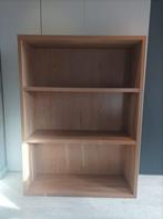 Stevige houten kast met planken, Ophalen, Met plank(en), Gebruikt, 100 tot 150 cm