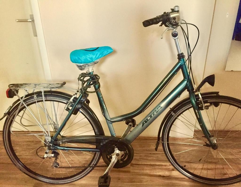 ALTRA Damesfiets blauw 28inch 55cm, 53 tot 56 cm, Ophalen, Zo goed als nieuw, Overige merken