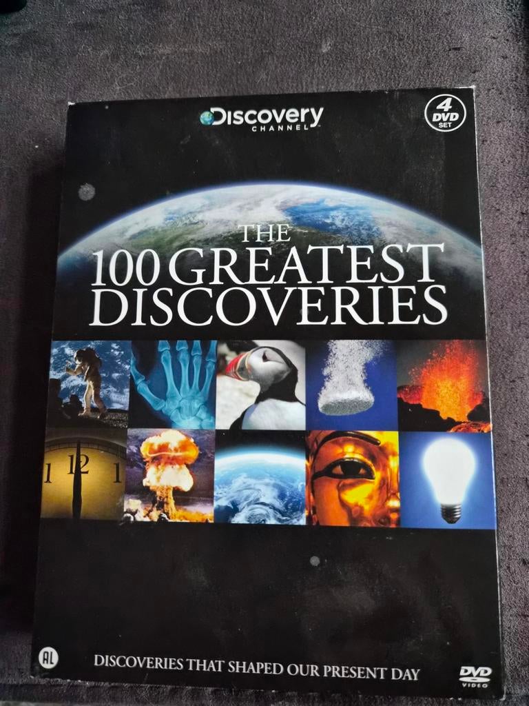 Discovery Channel: The 100 Greatest Discoveries (4 DVD Set), Gebruikt, Alle leeftijden, Boxset, Wetenschap of Techniek