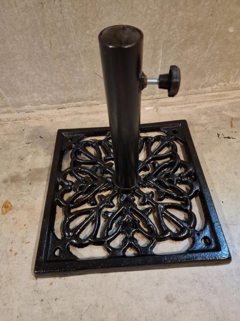 Gietijzeren Parasolvoet., Ophalen, Gebruikt, Minder dan 1 meter, Parasolvoet