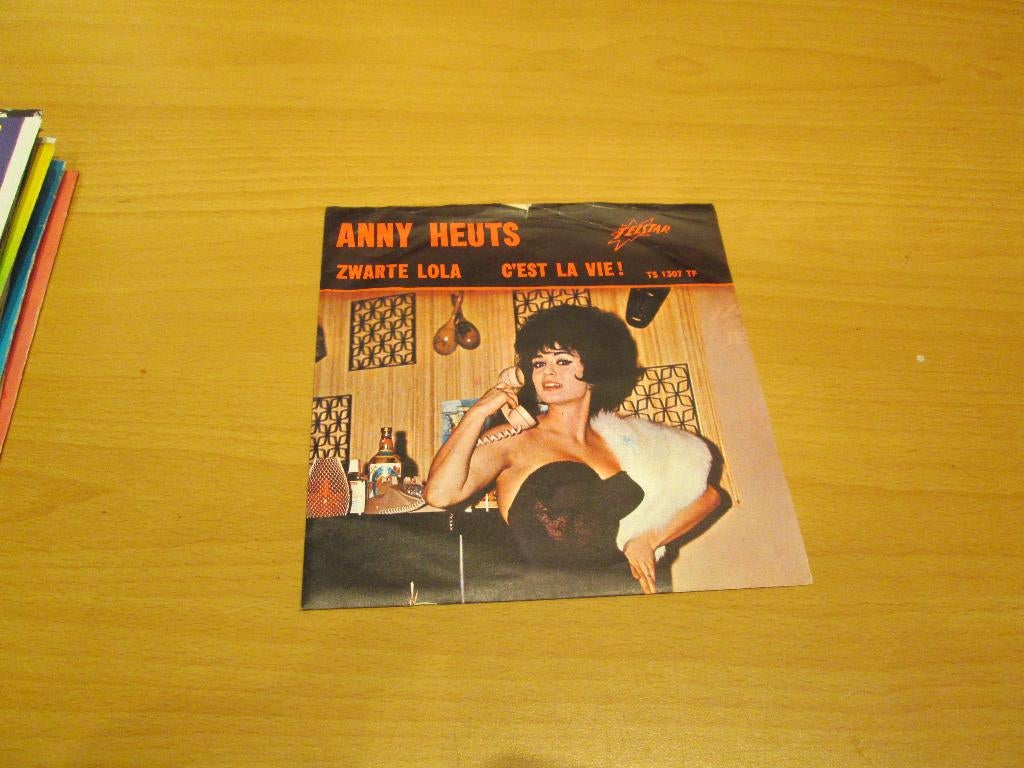 Anny Heuts ‎- Zwarte Lola / C'est La Vie! (open hoes + blanc, Ophalen of Verzenden, Gebruikt, Pop