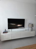 Ikea Besta tv-meubel wit hoogglans, Ophalen, Zo goed als nieuw, 200 cm of meer, Minder dan 100 cm