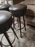 4x barkrukken, Ophalen, Gebruikt, Metaal, Vier