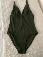 Hunkemöller Badpak - Donkergroen - Maat 38, Ophalen of Verzenden, Zo goed als nieuw, Groen, Badpak