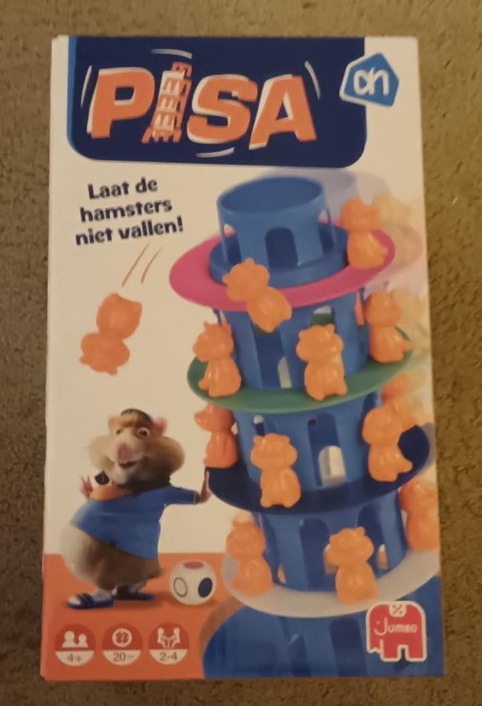 De Toren van Pisa - Albert Heijn spel, Hobby en Vrije tijd, Gezelschapsspellen | Bordspellen, Ophalen of Verzenden, Nieuw