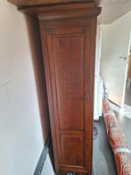 Massief eiken kast met glas in lood en verlichting, Ophalen