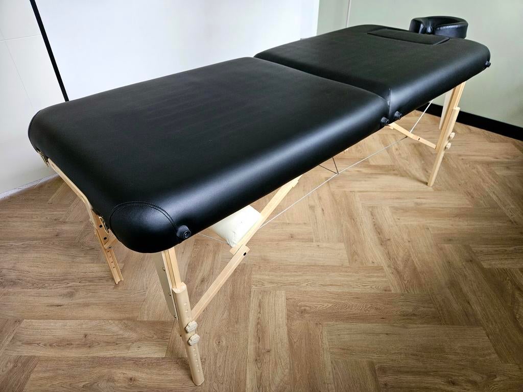 Massagetafel Hara Happy Lady zwart, Ophalen, Zo goed als nieuw, Massagetafel