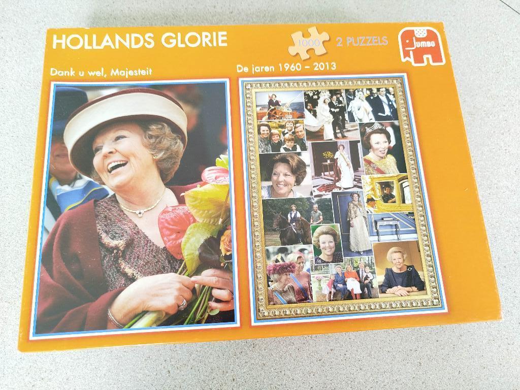 Puzzels koninklijk huis 4 x 1.000 stukjes, Verzamelen, Koninklijk Huis en Royalty, Ophalen of Verzenden, Zo goed als nieuw, Nederland