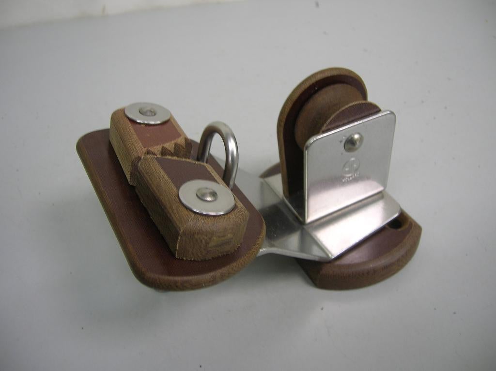 Grootschootblok klem, voetblok, 1-schijfs, tot 10 mm lijn, Watersport en Boten, Accessoires en Onderhoud, Ophalen of Verzenden