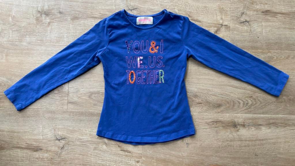 Maat 128. Mim Pi. Leuke Longsleeve., Ophalen of Verzenden, Zo goed als nieuw, Meisje, Shirt of Longsleeve