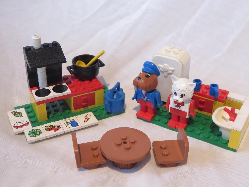 Lego fabuland, set 3646 keuken, Gebruikt, Overige thema's, Lego, Ophalen of Verzenden