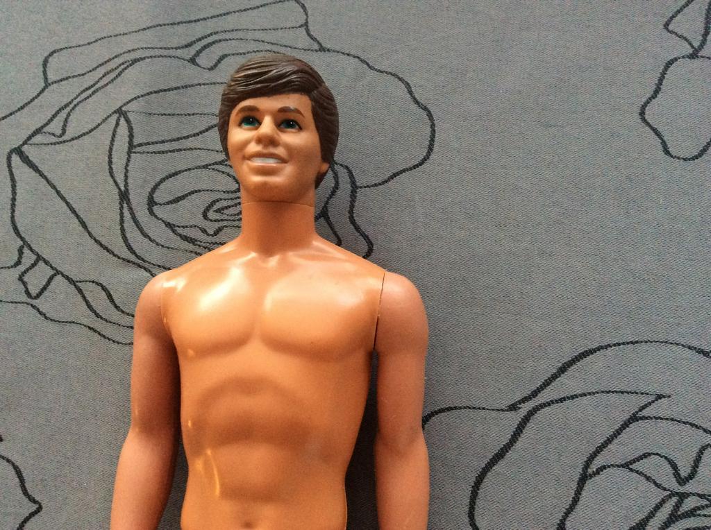 Vintage pop Ken; van Mattel; uit 1968; vriend van Barbie., Verzamelen, Poppen, Ophalen of Verzenden, Pop