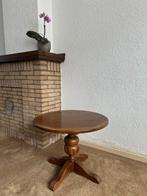 Ronde eiken salontafel, Ophalen, Gebruikt, 50 tot 100 cm, Minder dan 50 cm