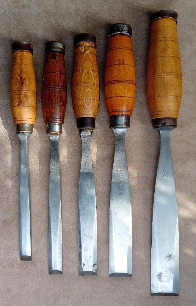 Vermoorbeitels nooitgedagt 16-19-25-32-38, Ophalen of Verzenden