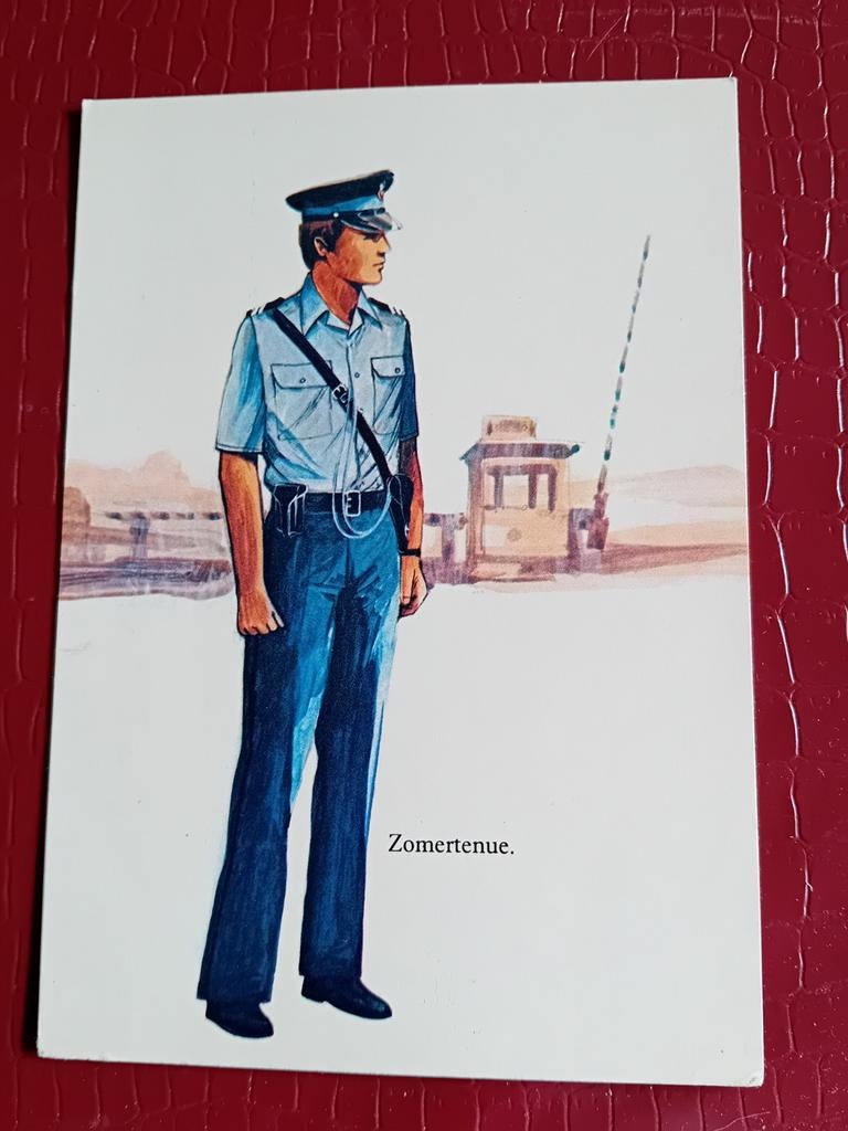 Ansichtkaart K Marechaussee, Verzamelen, Ophalen of Verzenden, Marechaussee, Nederland, Embleem of Badge