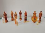 Vintage houten parfum flesjes uit Hongarije, Ophalen of Verzenden, Parfumfles, Gevuld