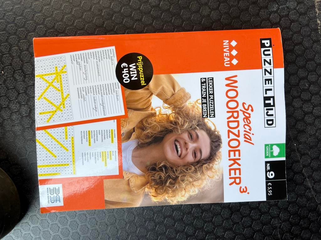 Puzzeltijd Special Woordzoeker 3 - Niveau 9, Ophalen, Minder dan 500 stukjes, Zo goed als nieuw, Puzzelboek