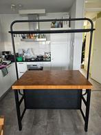 IKEA Vadholma keukeneiland + rek + 5 stoelen (z.g.a.n.), Huis en Inrichting, Keuken | Keukenelementen, Gebruikt, 100 tot 150 cm
