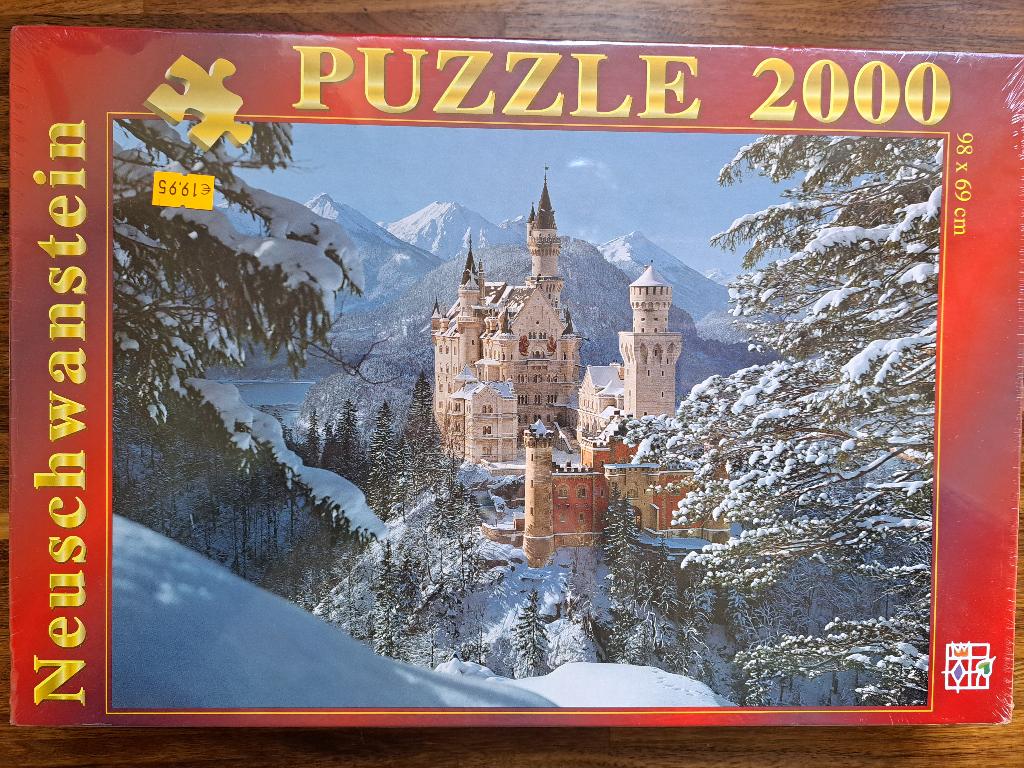 legpuzzel NIEUW 2000 st Kasteel NEUSCHWANSTEIN, Ophalen of Verzenden, Meer dan 1500 stukjes, Nieuw, Legpuzzel