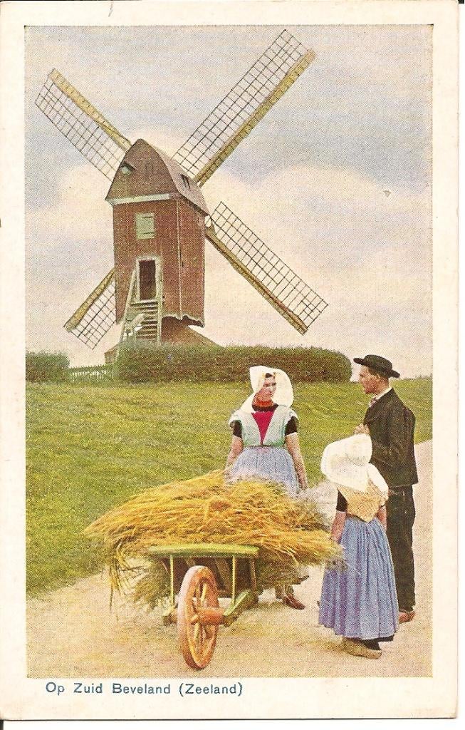 Op Zuid Beverland, Zeeland., Ophalen of Verzenden, 1920 tot 1940, Ongelopen, Zeeland
