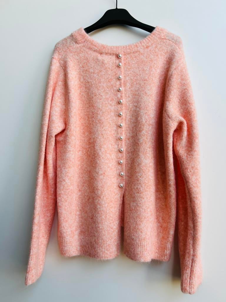 KILKY trui pasteloranje met detail rugzijde mt TU, -, Verzenden, Parijs, Nieuw