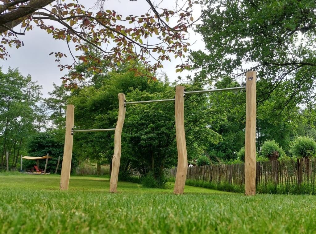 ROBINIA DUIKELREK DRIEDELIG kukelrek rekstok trapeze, Ophalen, Nieuw