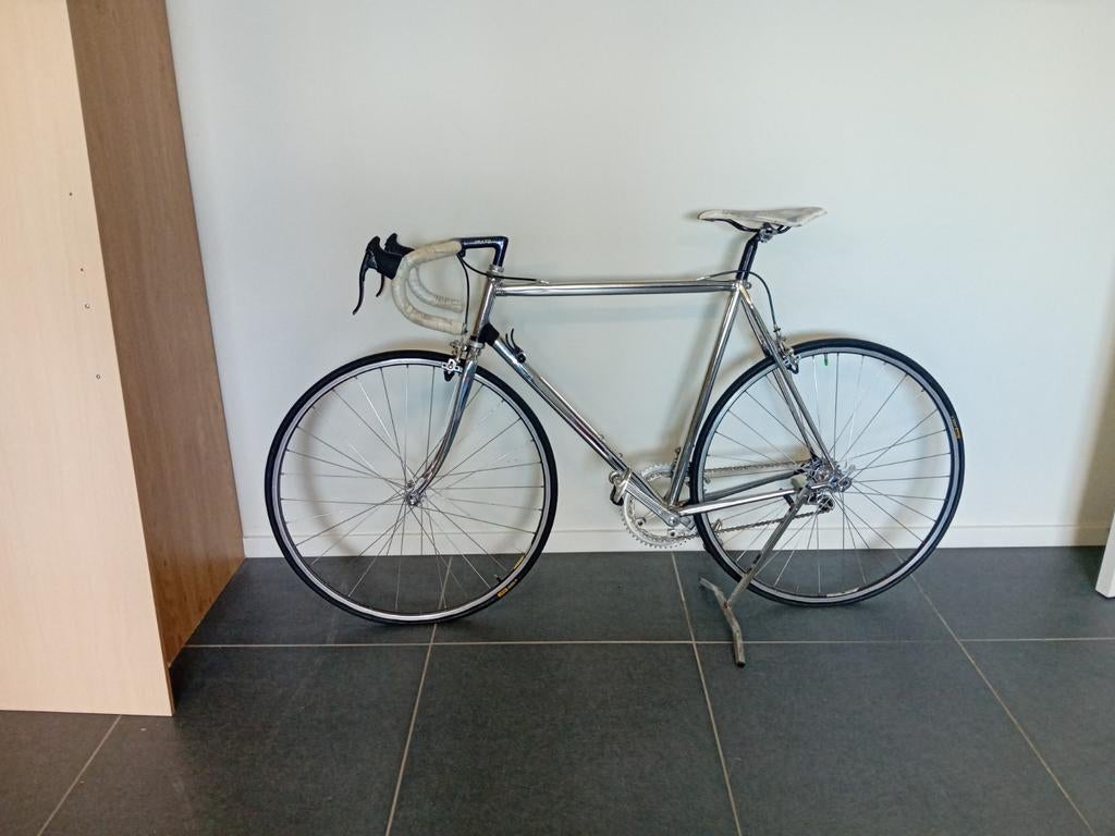 Chroom fiets  voor Man Cave  mt 64  ca, Ophalen of Verzenden