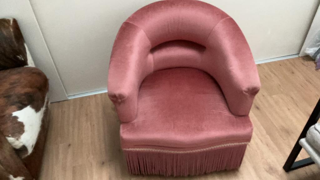 Rose frans stoeltje, Huis en Inrichting, Stoelen, Ophalen, Overige kleuren, Zo goed als nieuw, Eén