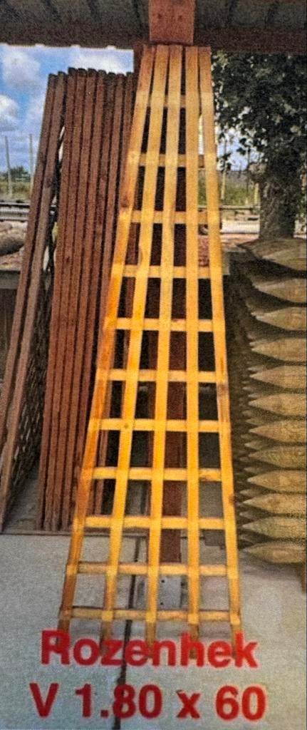 V-trellis / Rozenhek - Houten Klimrek voor Tuin, Tuin en Terras, Ophalen, Nieuw, Hout, Tuinhek