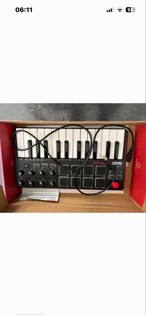 Akai mini keyboard controller, Muziek en Instrumenten, Overige merken, Nieuw, Aanslaggevoelig, Overige aantallen