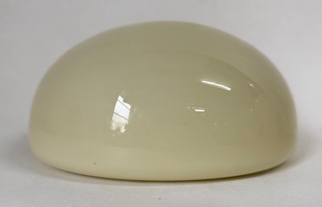 Vintage Gispen plafonnière halve bol mid century Ø 22 cm, Ophalen of Verzenden, Zo goed als nieuw, Glas, Mid Century