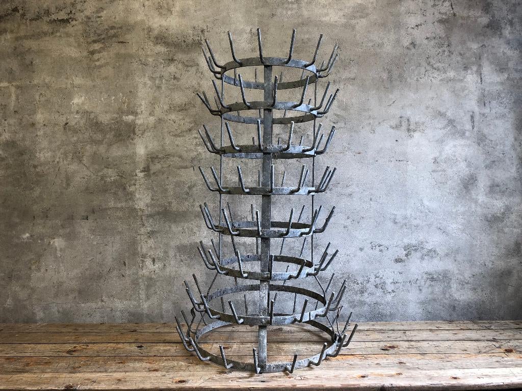 Frans brocant flessendroogrek | rek voor bekers kopjes komme, Antiek en Kunst, Curiosa en Brocante, Ophalen