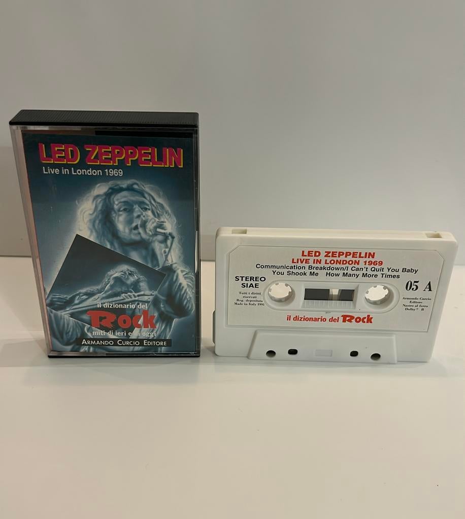 Led Zeppelin – Live In London 1969 (cassette), Cd's en Dvd's, Cassettebandjes, Ophalen of Verzenden, Gebruikt, 1 bandje