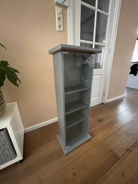 vitrine kastje, Huis en Inrichting, Kasten | Vitrinekasten, Ophalen, Minder dan 50 cm, Zo goed als nieuw, Minder dan 25 cm