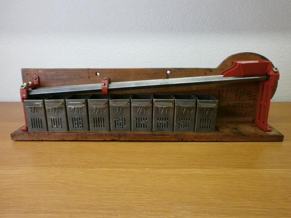 H.L. Kogel sorteer automaat, Doe-het-zelf en Verbouw, Gereedschap | Handgereedschap, Ophalen of Verzenden, Gebruikt