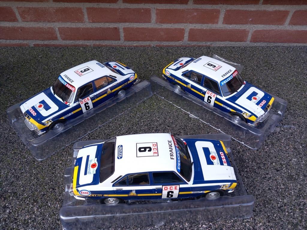 Peugeot 504 Ti #6 Rally du Maroc 1976  1/18 Altaya, Hobby en Vrije tijd, Modelauto's | 1:18, Ophalen of Verzenden, Nieuw, Auto