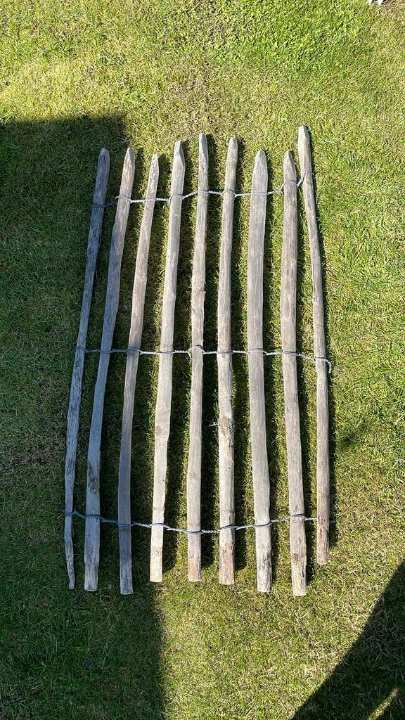 Vele stukken schapen kastanje hekwerk, Ophalen, Zo goed als nieuw, Hout, Tuinhek