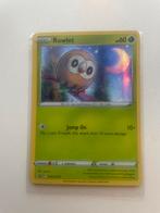 Rowlet SWSH220 Promokaart Pokémon Kaart, Ophalen, Zo goed als nieuw, Losse kaart, Foil