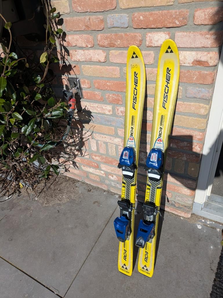 Fischer kinder ski 100 cm - Zojuist gewaxt en geslepen!, Ophalen, 100 tot 140 cm, Skiën, Ski's