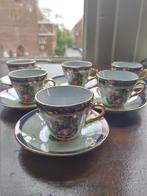 6x Tea kopjes en schotel Imperial Japan Design, Ophalen, Zo goed als nieuw, Overige stijlen, Kop(pen) en/of Schotel(s)