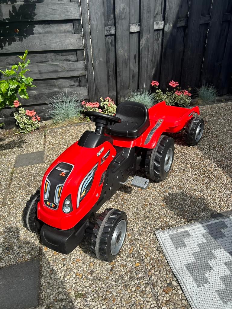 Smoby Farmer XL tracktor nette staat, Ophalen, Zo goed als nieuw, Overige merken