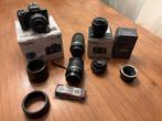 Canon M50 met 5 lenzen, mount adapter en zonnekappen, Canon, Compact, Ophalen of Verzenden, Zo goed als nieuw