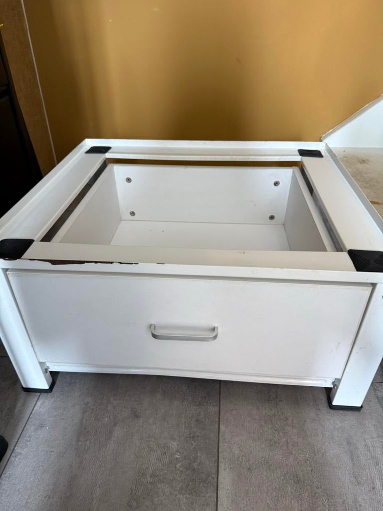 Wasmachine verhoger met lade - wit, Witgoed en Apparatuur, Ophalen of Verzenden, Gebruikt