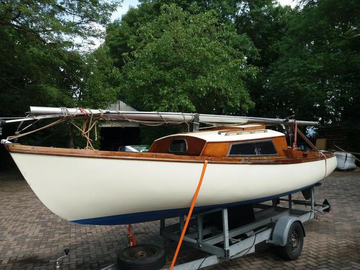 Mast met zeilen, Watersport en Boten, Zeilen en Zeiltoebehoren, Zo goed als nieuw, Minder dan 15 m², Ophalen of Verzenden