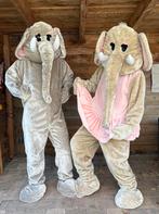 nu mannetjes en vrouwtjes olifant mascotte kostuum te huur, Ophalen of Verzenden, Zo goed als nieuw, Overige
