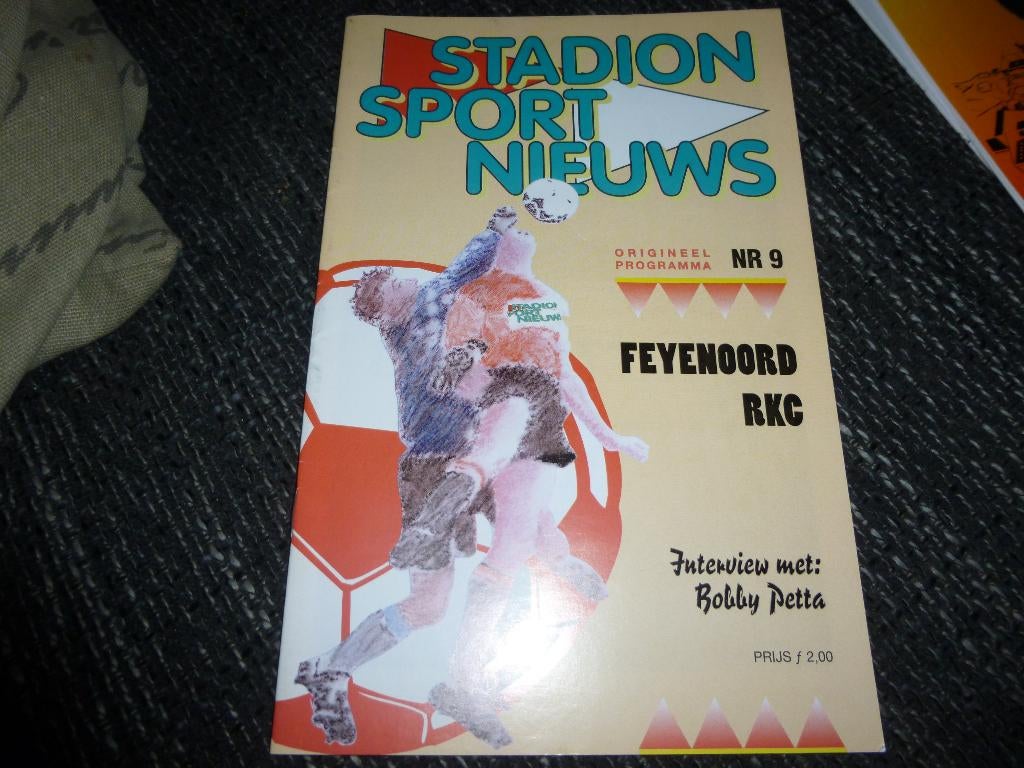 Feyenoord-RKC uit en thuis, Verzamelen, Verzenden, Zo goed als nieuw, Feyenoord, Overige typen