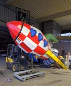 Grote raket (carnavalswagen), Ophalen, Zo goed als nieuw, Versiering, Carnaval