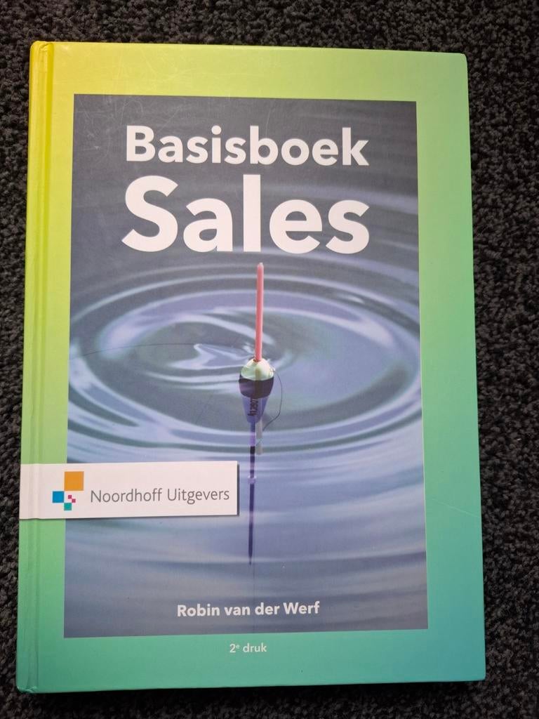 Basisboek Sales - Robin van der Werf (2e druk), Ophalen of Verzenden, Zo goed als nieuw, MBO, Gamma