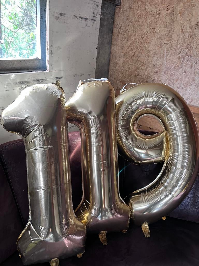 Folie Balonnen, Ophalen, Zo goed als nieuw, Versiering, Verjaardag